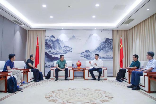 強強聯手促發展 山東新北洋集團總經理榮波一行蒞臨旭子科技考察交流